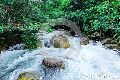 Nuoc Mooc spring - Mooc stream Phong Nha Ke Bang national park Stock Photo