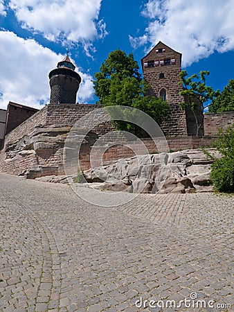 Nuremberg fortifications Stock Photo