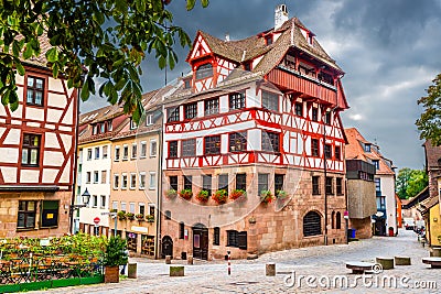 Nuremberg, Germany at Albrecht Durer House Editorial Stock Photo