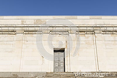 NUREMBERG, GERMANY - OCTOBER 31, 2016: Ruins of the Zeppelin Fie Editorial Stock Photo