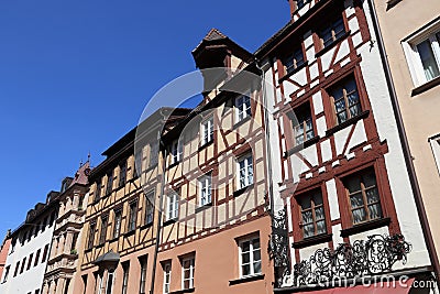 Nuremberg street, Germany Stock Photo