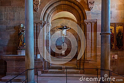 Nurnberg, Germany, August 11, 2022: Chapel at Kaiserburg castle Editorial Stock Photo