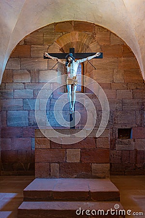 Nurnberg, Germany, August 11, 2022: Chapel at Kaiserburg castle Editorial Stock Photo