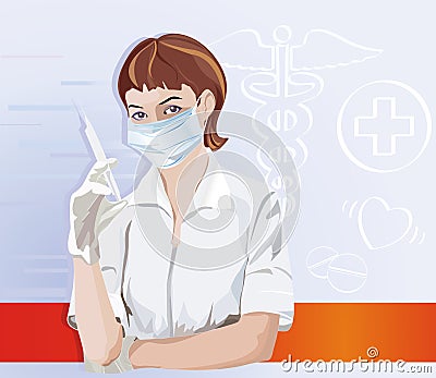 Nurse Vector Illustration