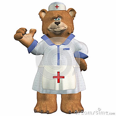 Nurse Bear Stock Photo