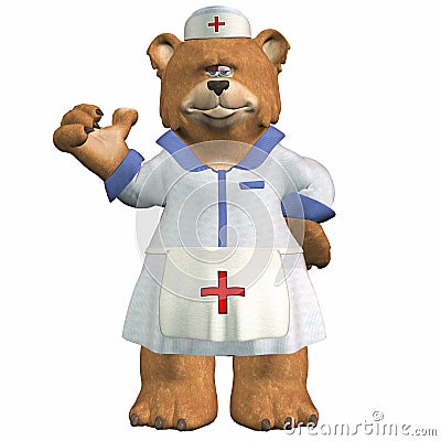 Nurse Bear Stock Photo