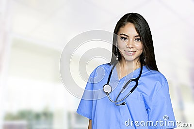 Nurse In Hospital Stock Photo