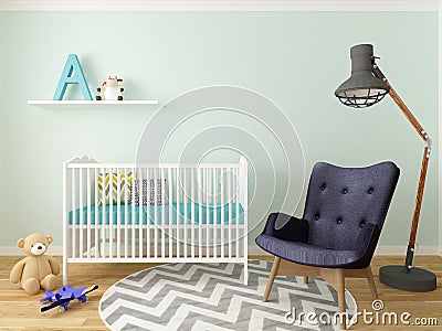 Nursery interior Stock Photo