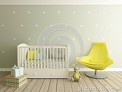 Nursery interior Stock Photo