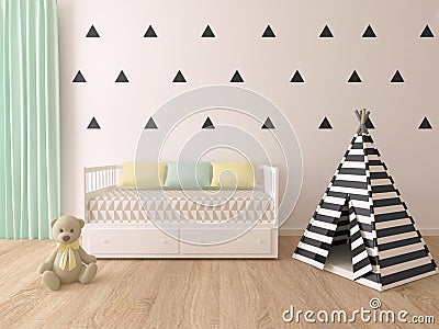 Nursery interior Stock Photo