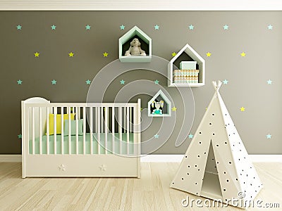 Nursery interior Stock Photo