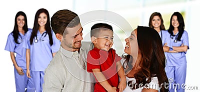 Nurses with Patient Stock Photo