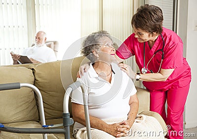 Nursing Home Care Stock Photo