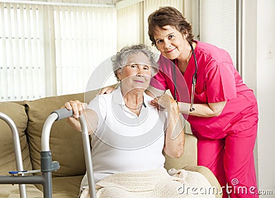 Nursing Home Care Stock Photo