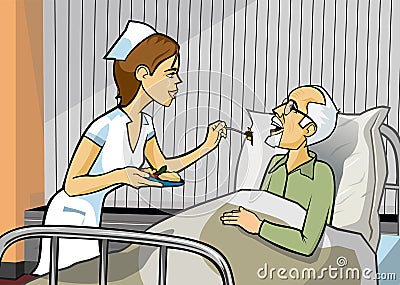 Nursing Vector Illustration