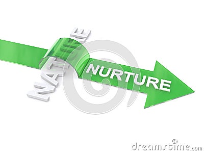 Nurture over nature Stock Photo