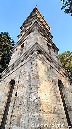 Nusretiye Clock Tower in Bursa, Turkey Stock Photo