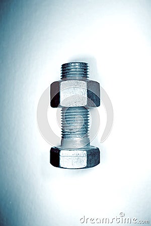 Nut & bolt Stock Photo