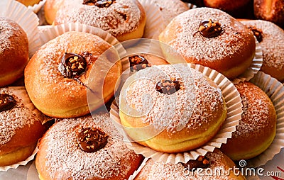 Nutella buns Stock Photo