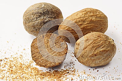 Nutmeg Stock Photo