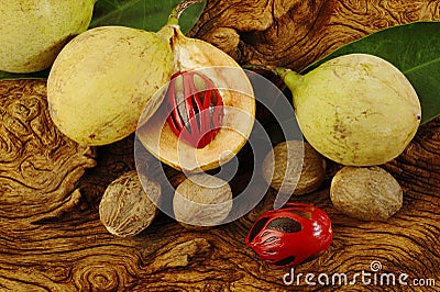 Nutmeg Stock Photo