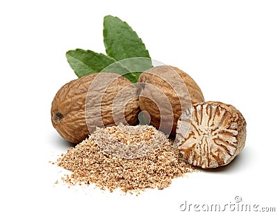 Nutmeg Stock Photo