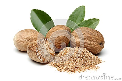 Nutmeg Stock Photo