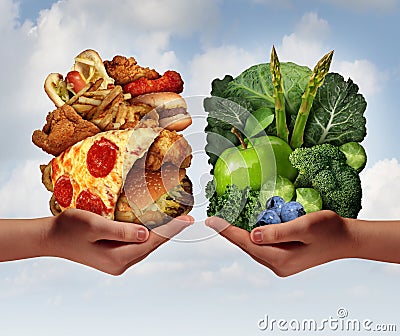 Nutrition Choice Stock Photo