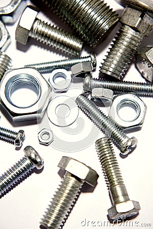 Nuts & Bolts Stock Photo