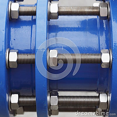 Nuts, bolts and washers Stock Photo