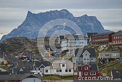 Nuuk, Capital of Greenland Stock Photo