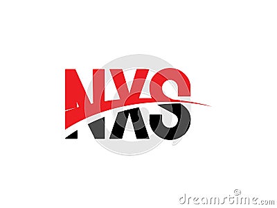 NXS Letter Initial Logo Design Vector Illustration Vector Illustration