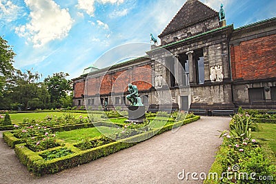 The Ny Carlsberg Glyptotek is an art museum in Copenhagen Editorial Stock Photo