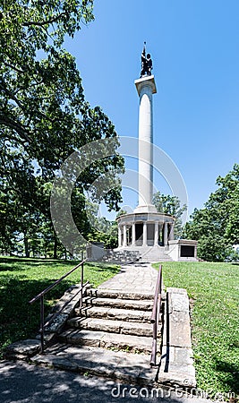 NY Peace Memorial in Point Park Editorial Stock Photo