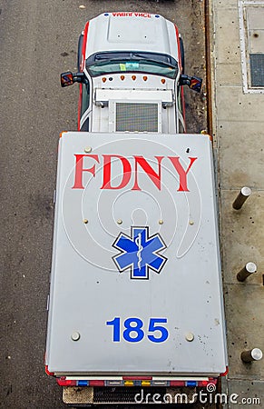 N.Y.C-Ambulance Editorial Stock Photo