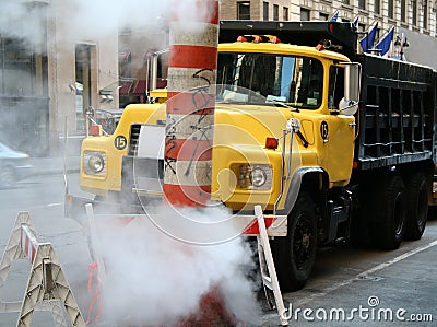 NYC Construction Stock Photo