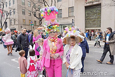 The 2015 NYC Easter Parade & Bonnet Festival 23 Editorial Stock Photo