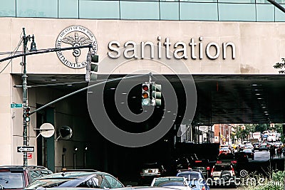 NYC Sanitation Department Editorial Stock Photo