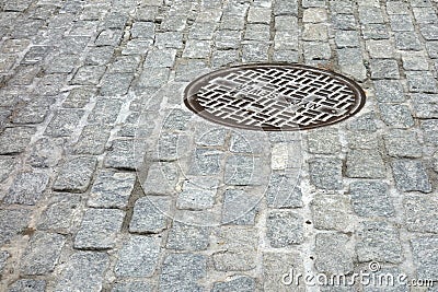 New York City Sewer Stock Photo