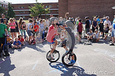 The 2015 NYC Unicycle Festival Part 2 58 Editorial Stock Photo
