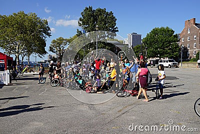 The 2015 NYC Unicycle Festival Part 3 11 Editorial Stock Photo