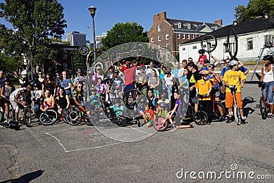 The 2015 NYC Unicycle Festival Part 3 15 Editorial Stock Photo
