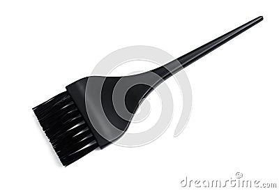 Nylon bristle hair dye brush Stock Photo
