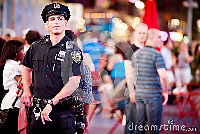 NYPD Police Officer Editorial Stock Photo