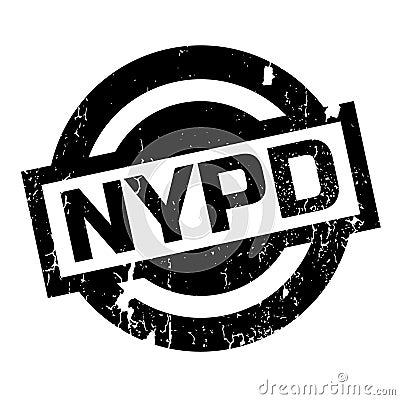 Nypd rubber stamp Vector Illustration