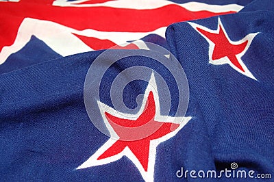 NZ flag elements Stock Photo