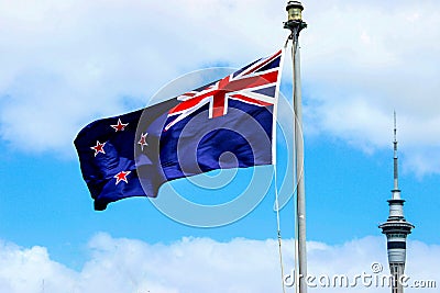NZ flag Stock Photo