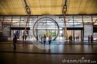 O2 arena entrance London Editorial Stock Photo