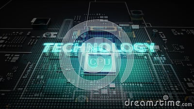 O erro tipográfico 'TECNOLOGIA' do holograma no circuito de microplaqueta do processador central, cresce a tecnologia de inteligê O erro tipográfico 'TECNOLOGIA' do holograma no circuito de microplaqueta do processador central, cresce a tecnologia de inteligê