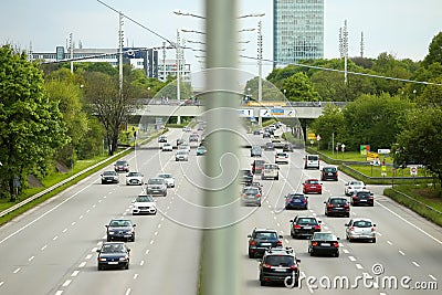 O2 skyscraper in Munich Editorial Stock Photo